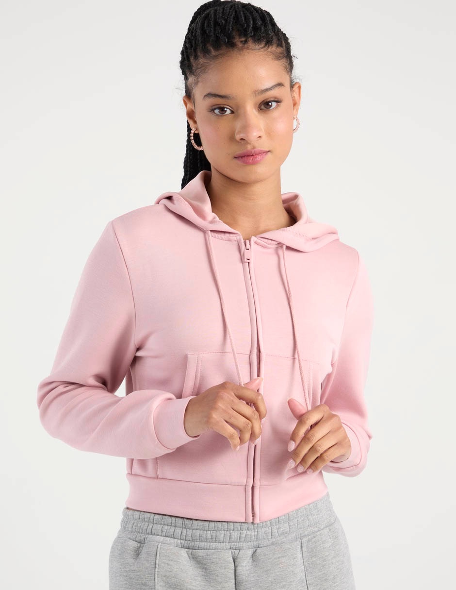 Sudadera con capucha y bolsa para mujer 2