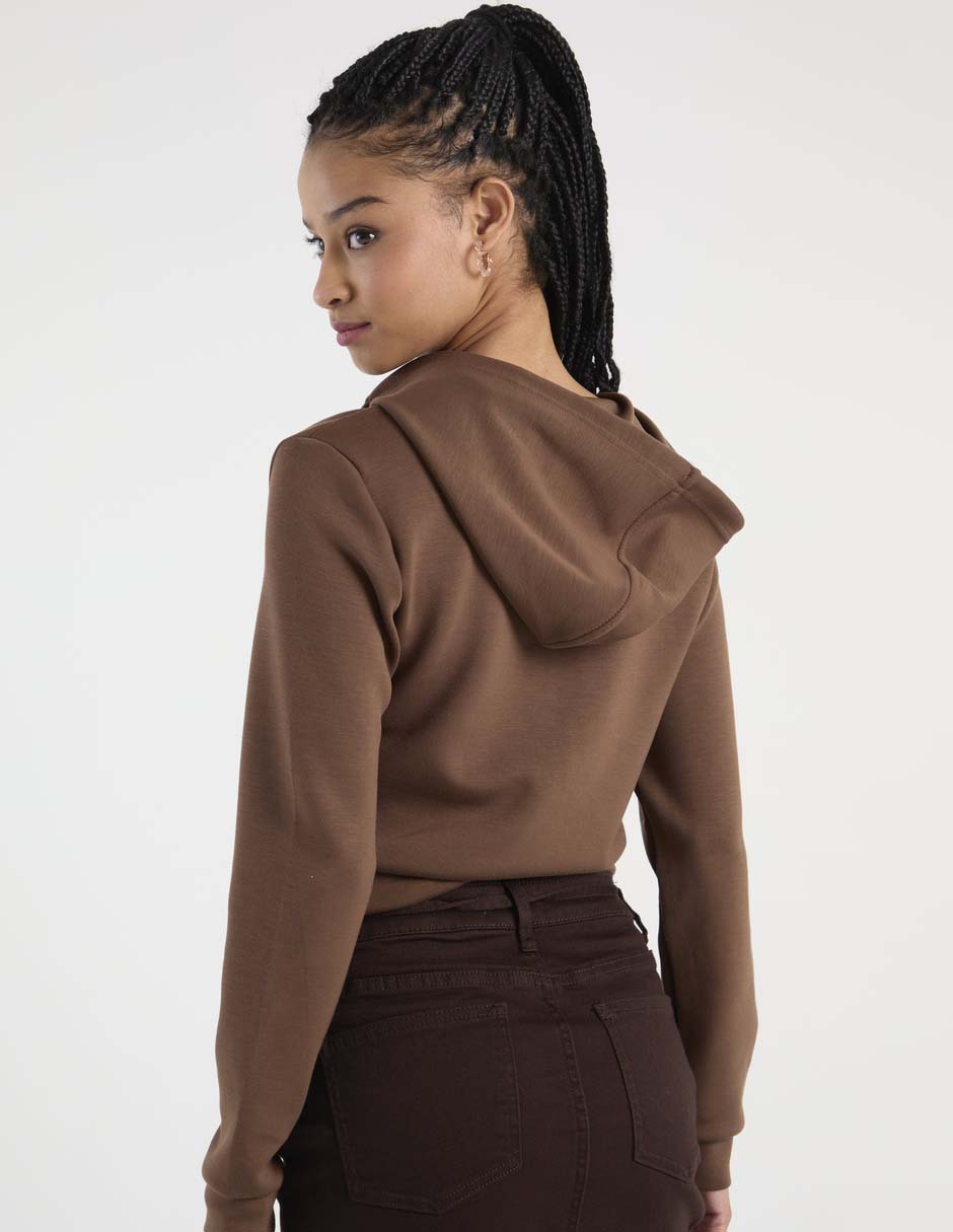 Sudadera con capucha y bolsa para mujer 6