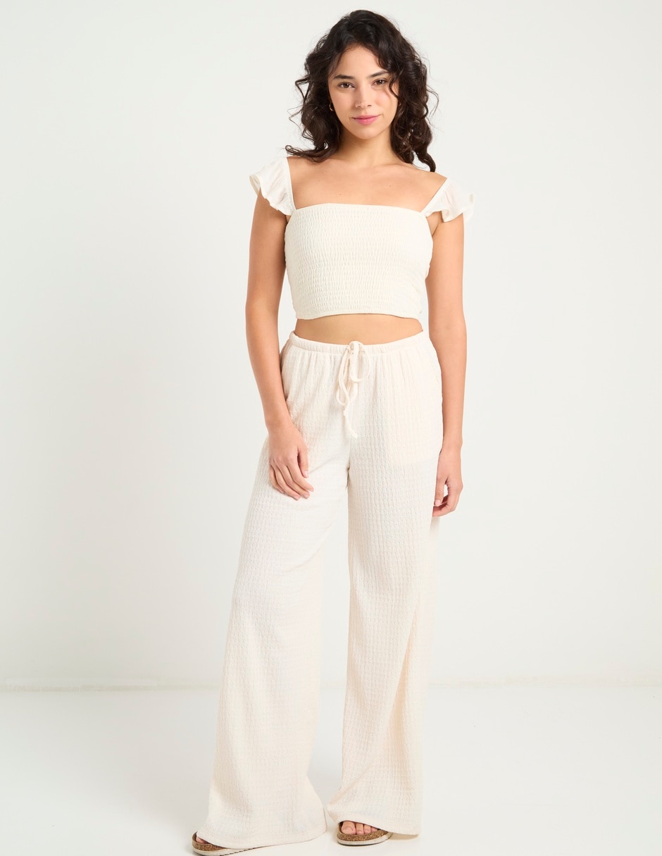 Pantalón relaxed amplio para mujer 2