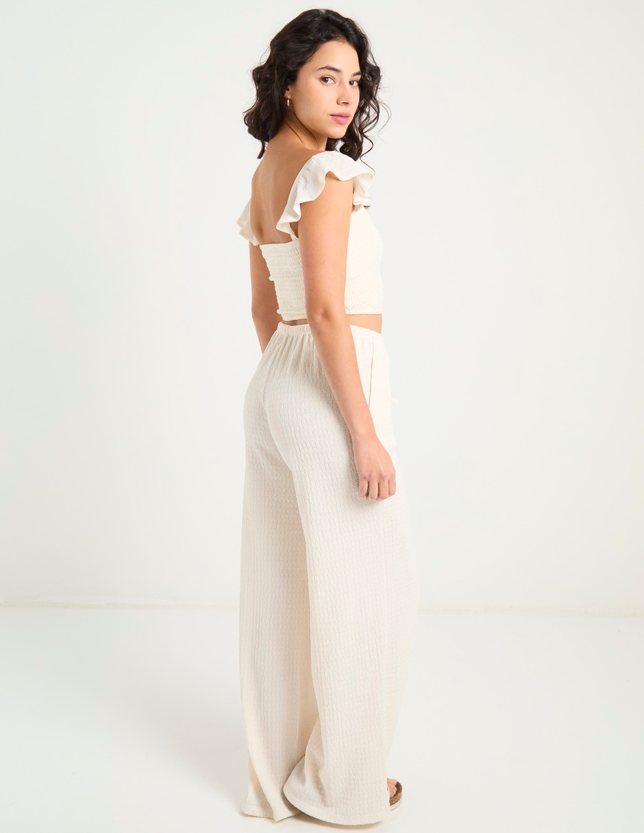 Pantalón relaxed amplio para mujer 6