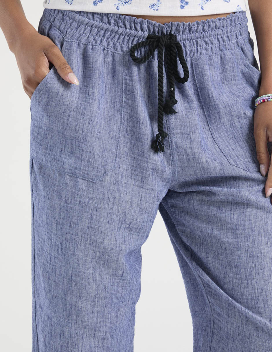 Pantalón pijamero relajado para mujer 4