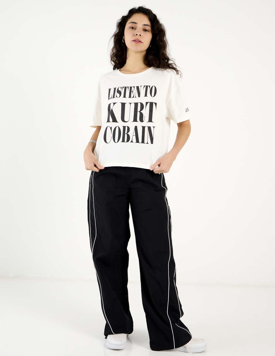 Pants regular con elástico para mujer 3