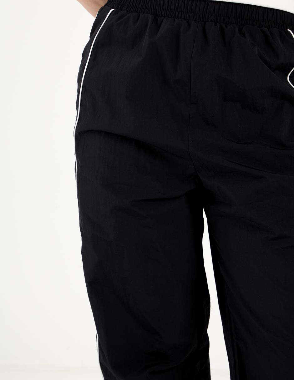 Pants regular con elástico para mujer 4