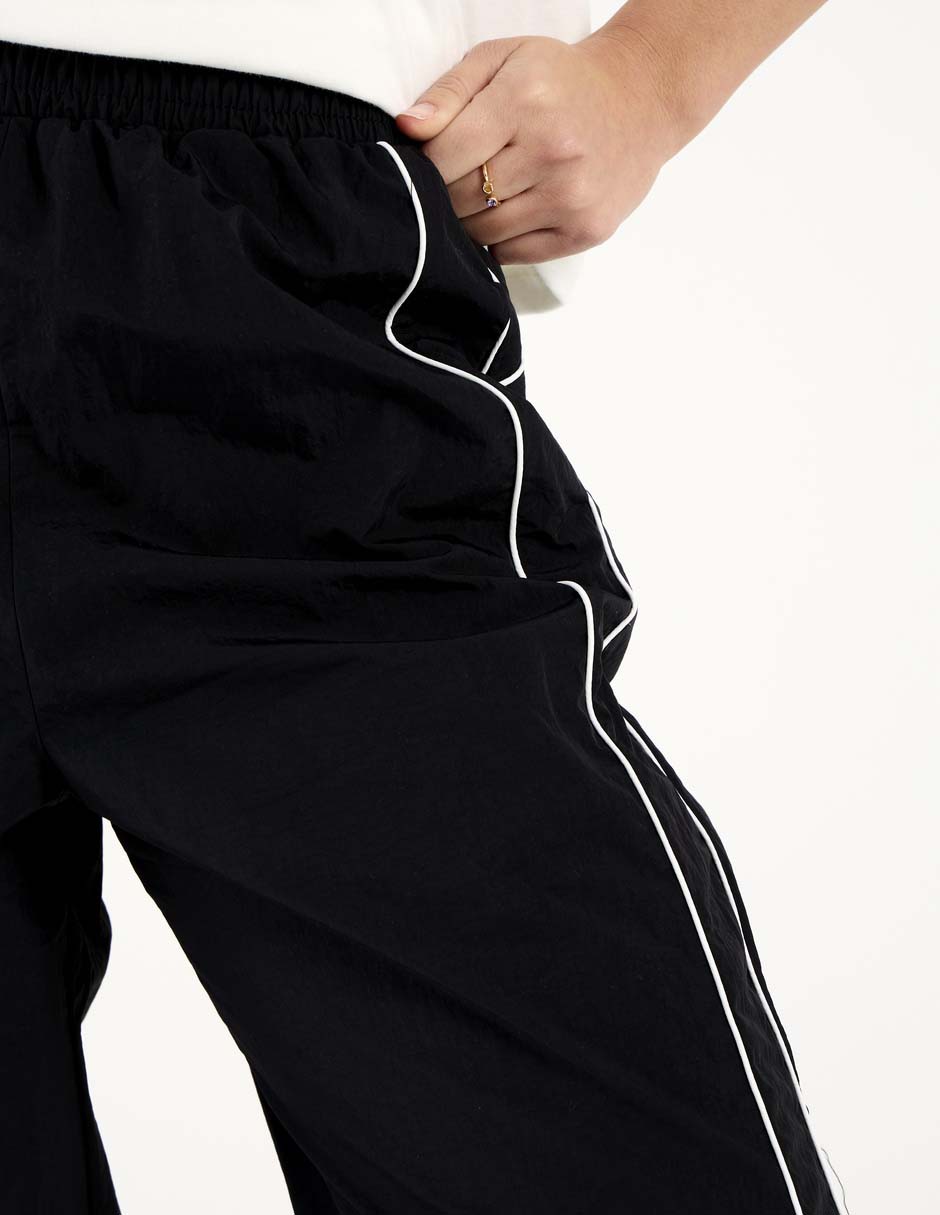 Pants regular con elástico para mujer 5