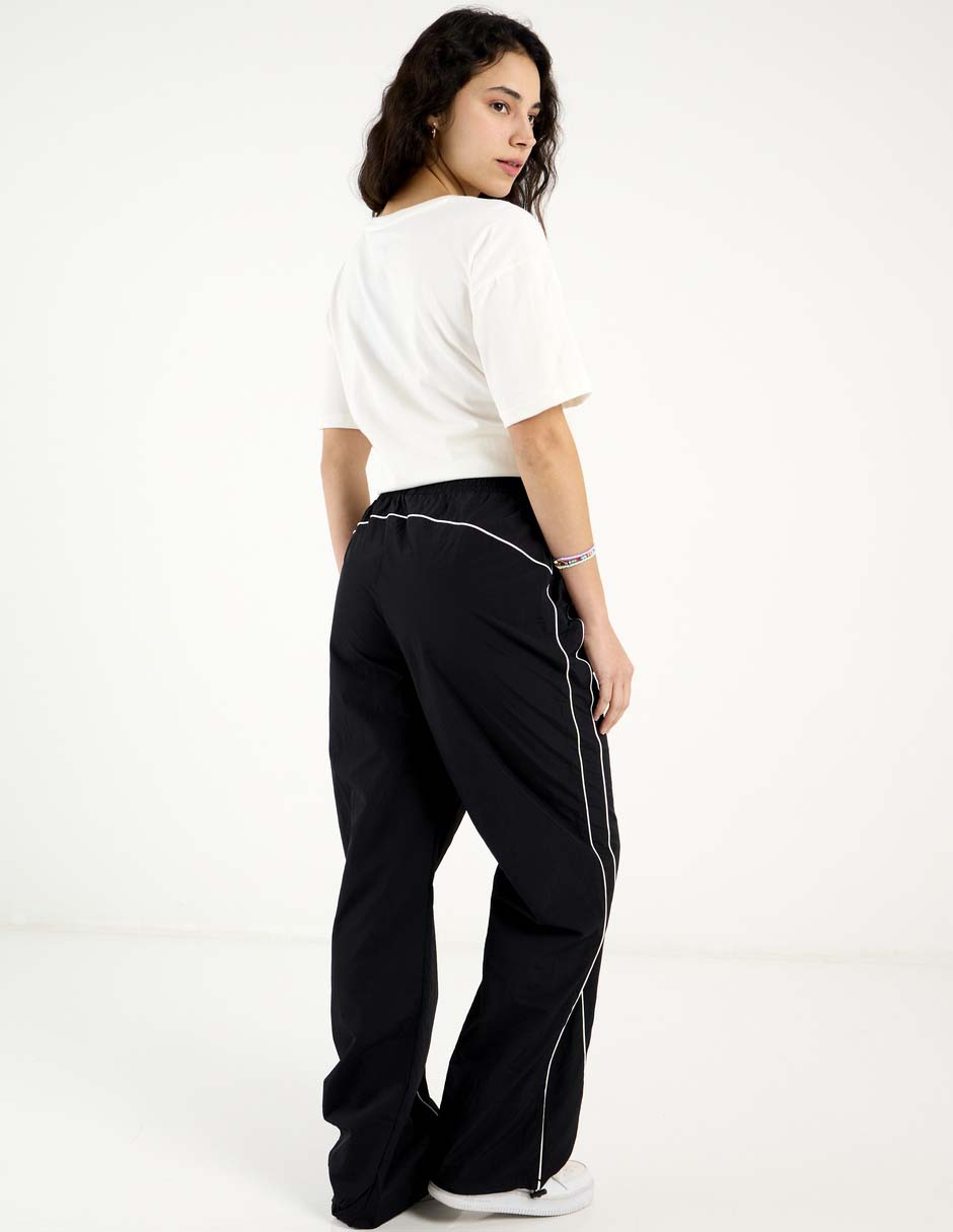 Pants regular con elástico para mujer 6