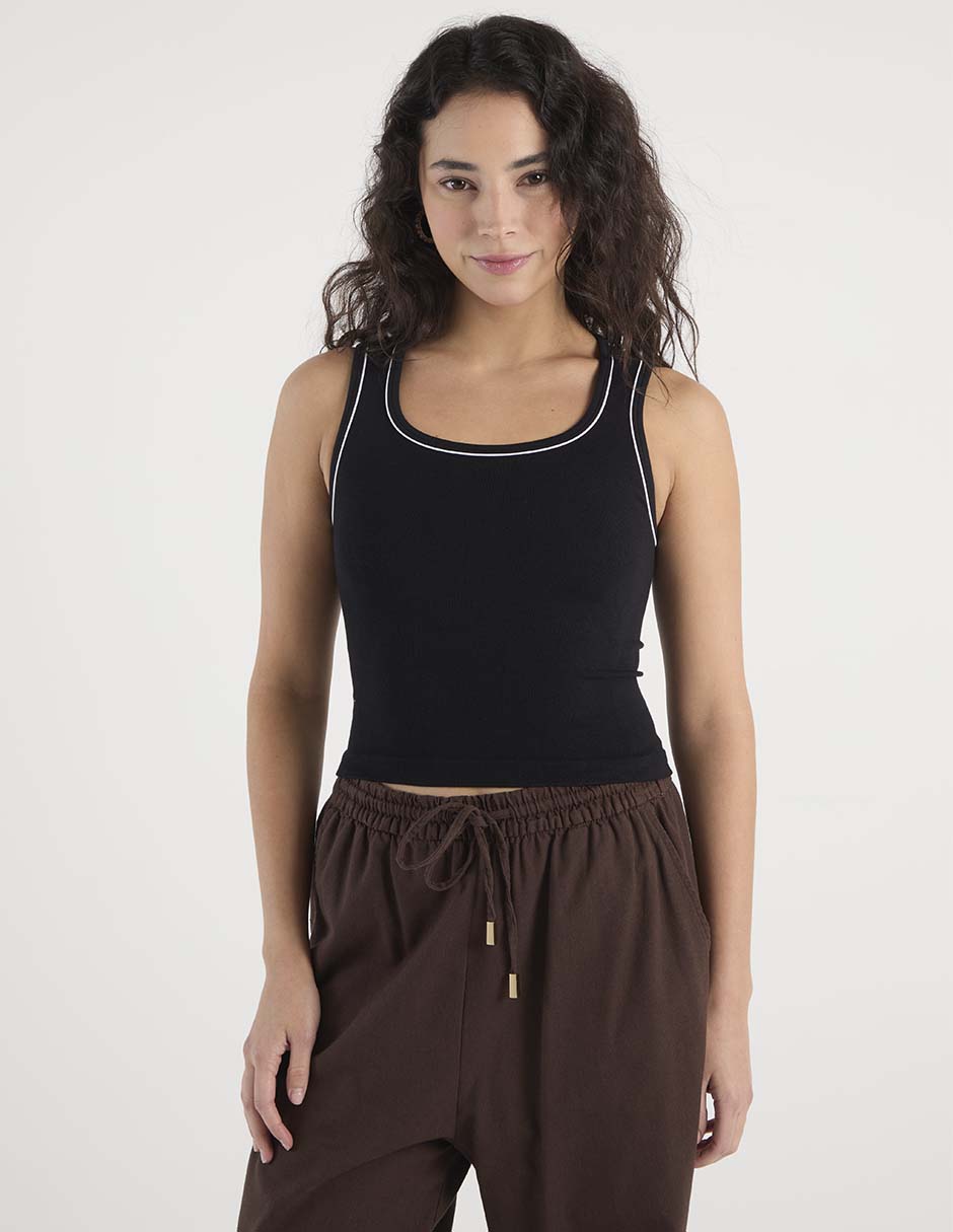Top cuello redondo tirante ancho 2