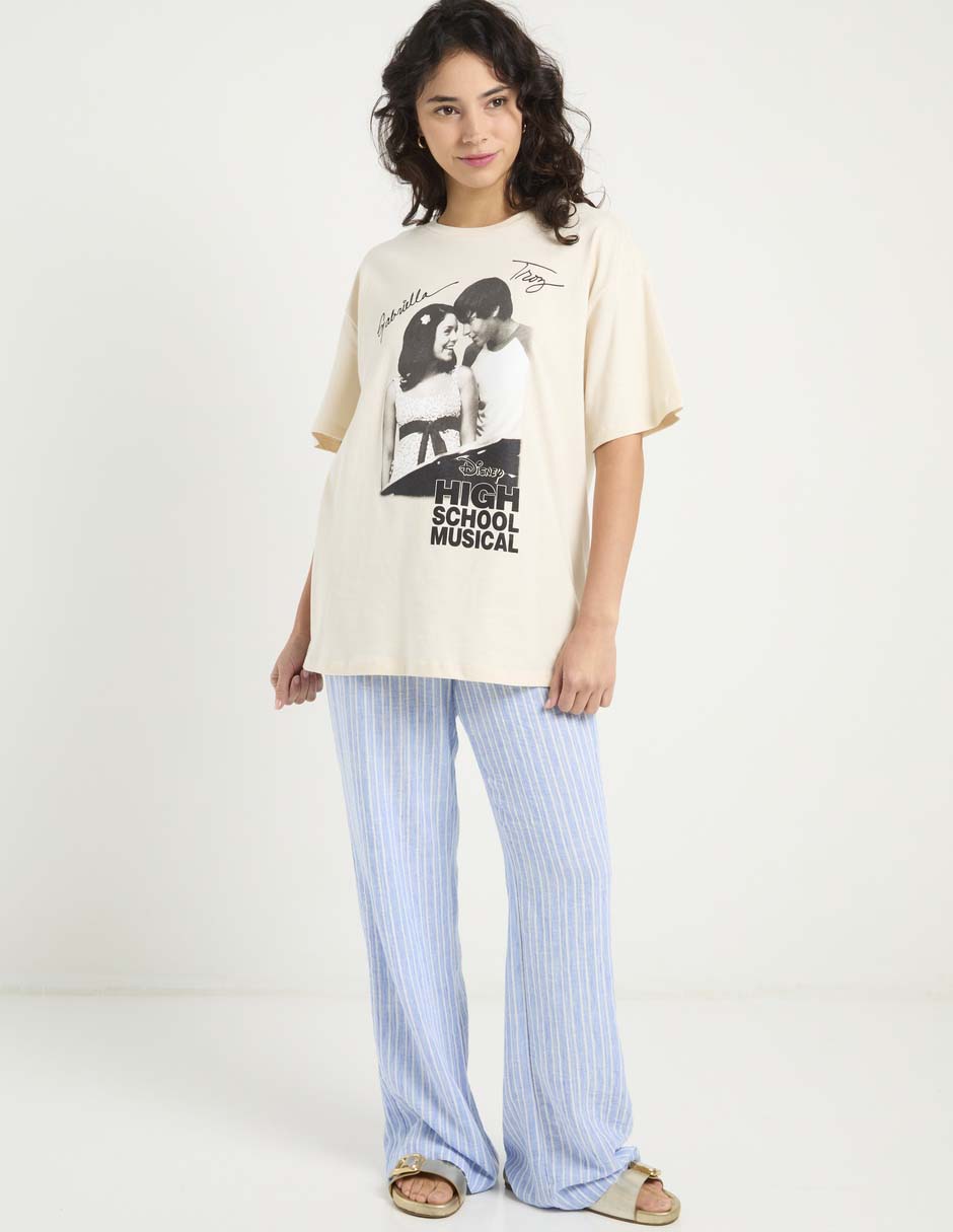Pantalón pijamero relajado para mujer 2