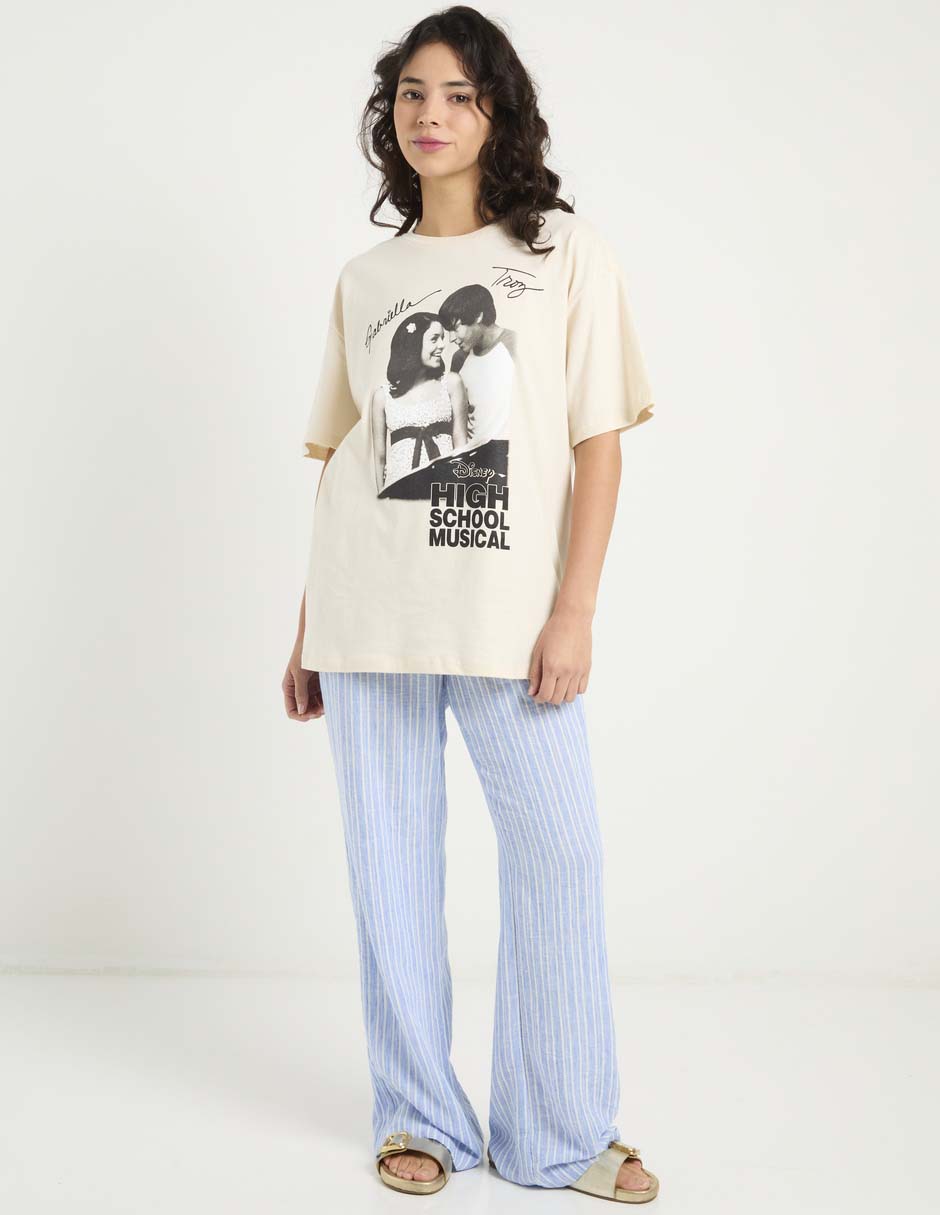 Pantalón pijamero relajado para mujer 3