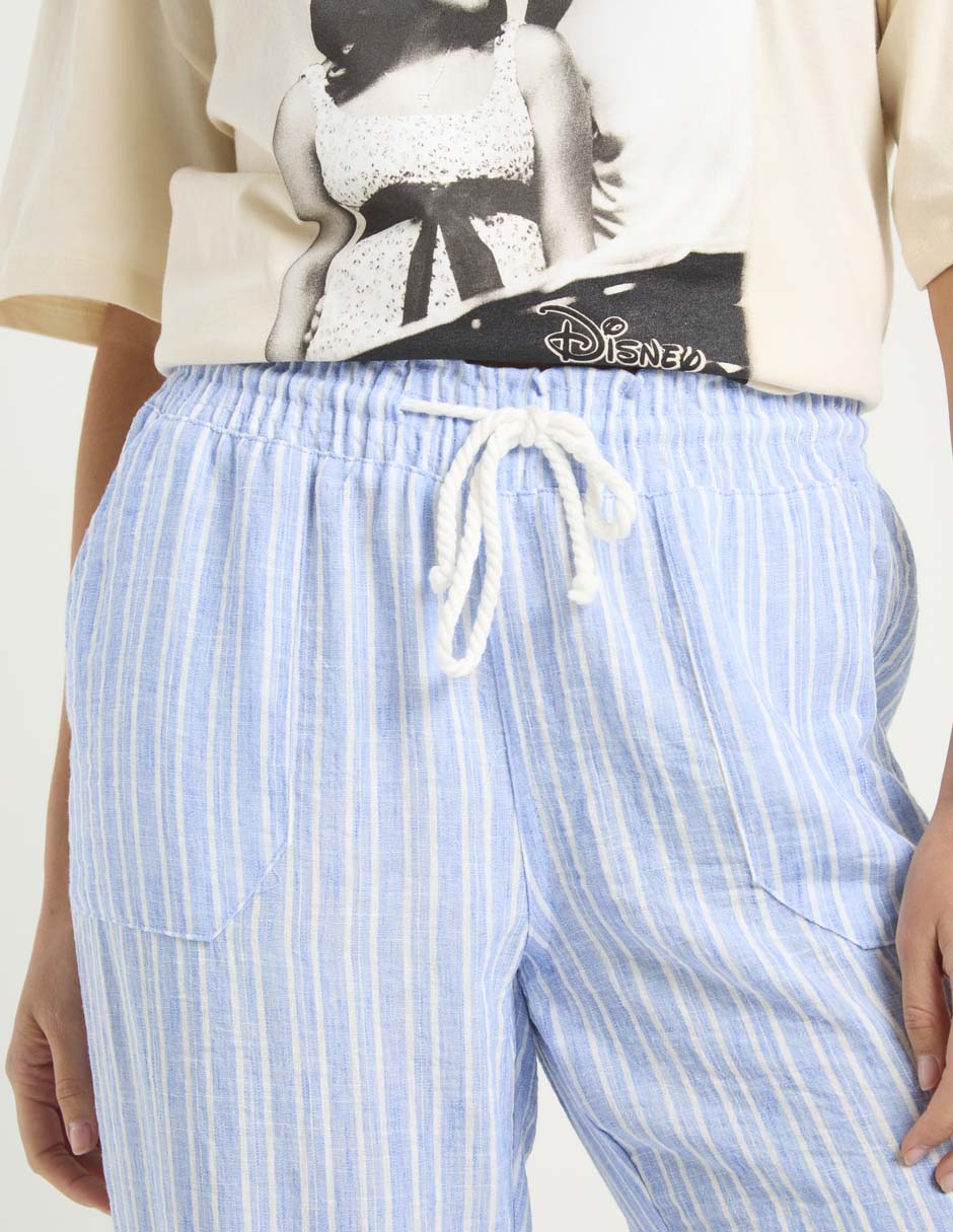 Pantalón pijamero relajado para mujer 4