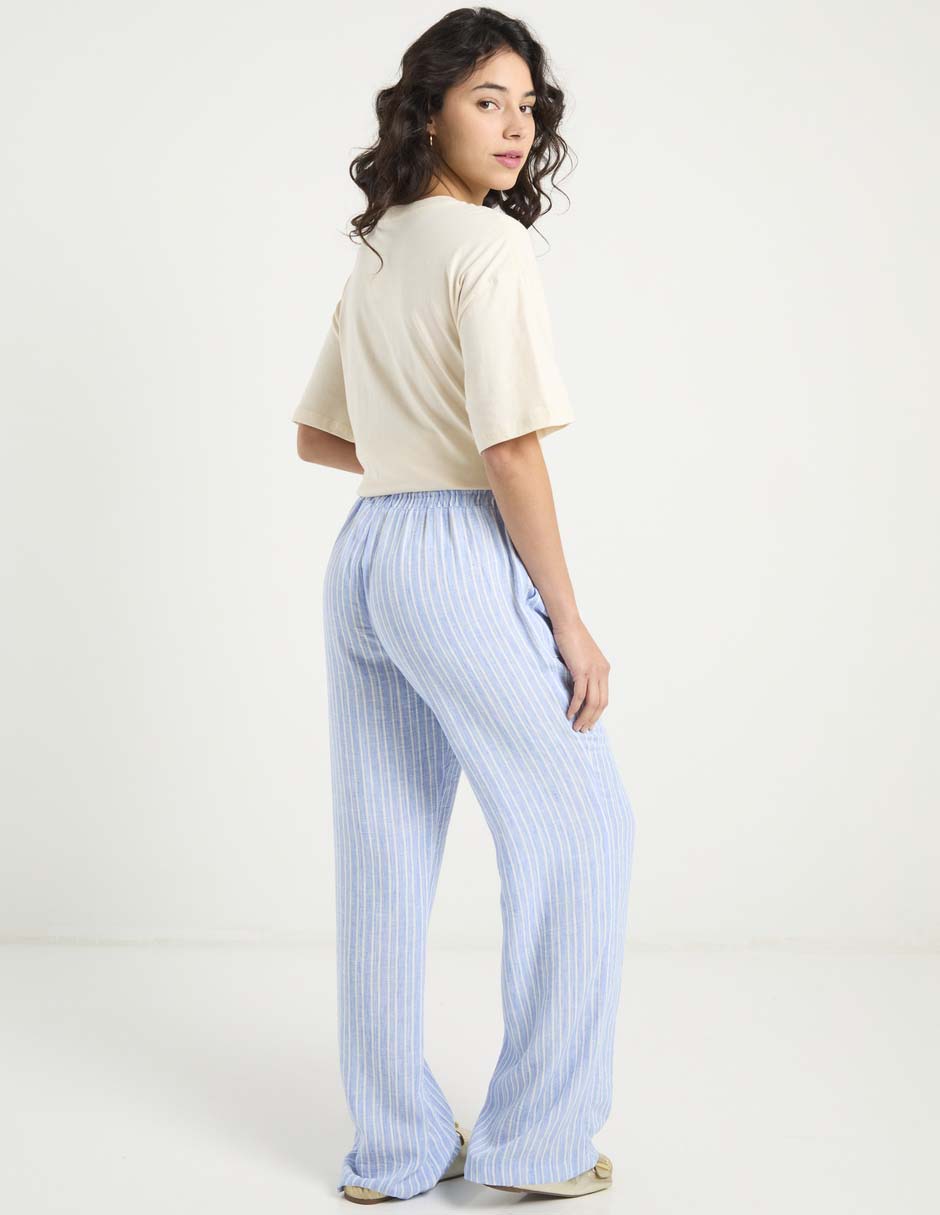 Pantalón pijamero relajado para mujer 6