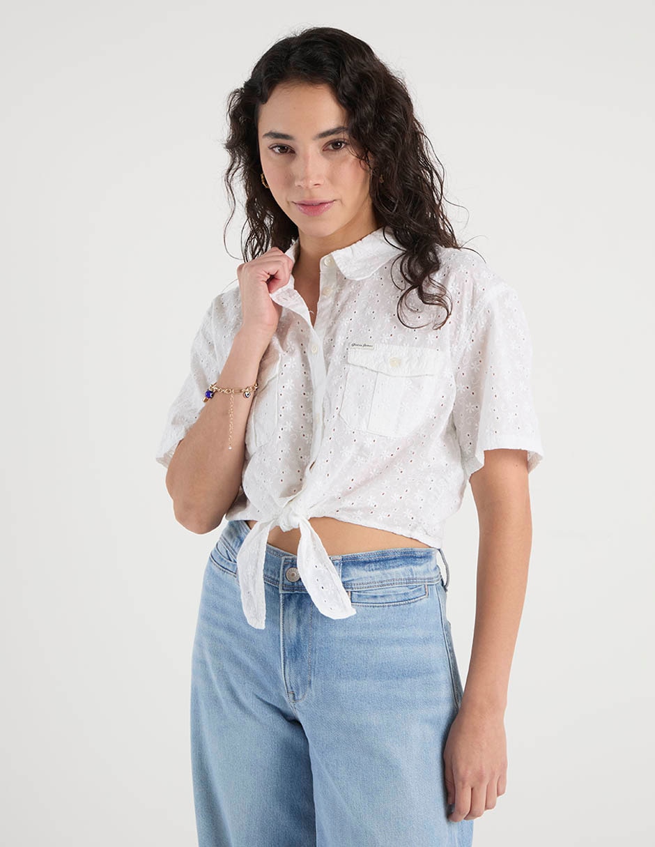 Top cuello camisero 2