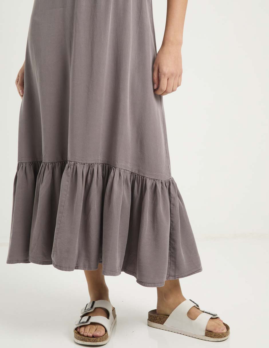 Vestido largo casual para mujer 5