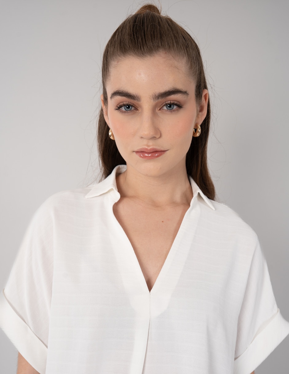 Blusa manga corta para mujer 2