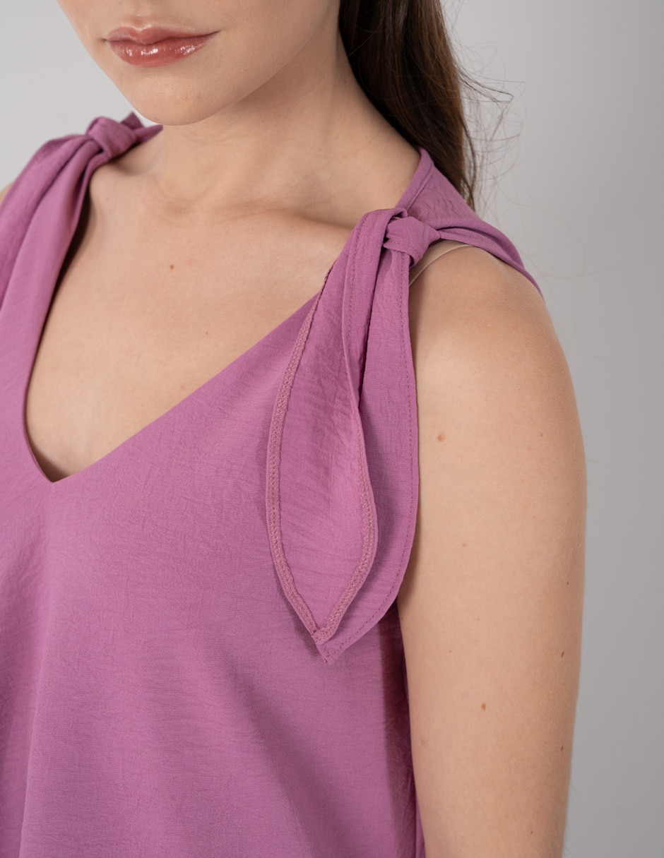 Blusa sin manga para mujer 2