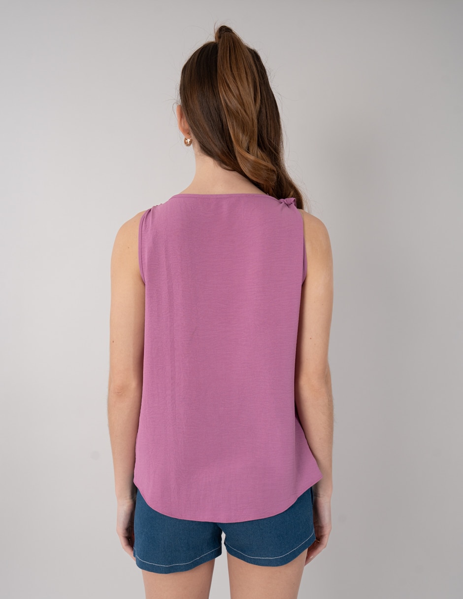 Blusa sin manga para mujer 3