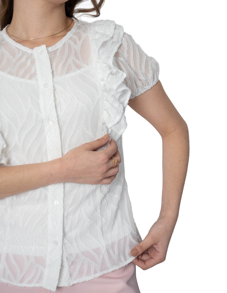 Blusa manga corta para mujer 2