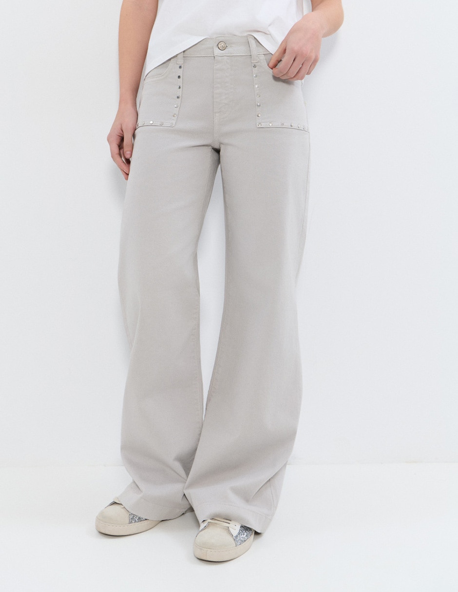 Jeans wide leg para mujer