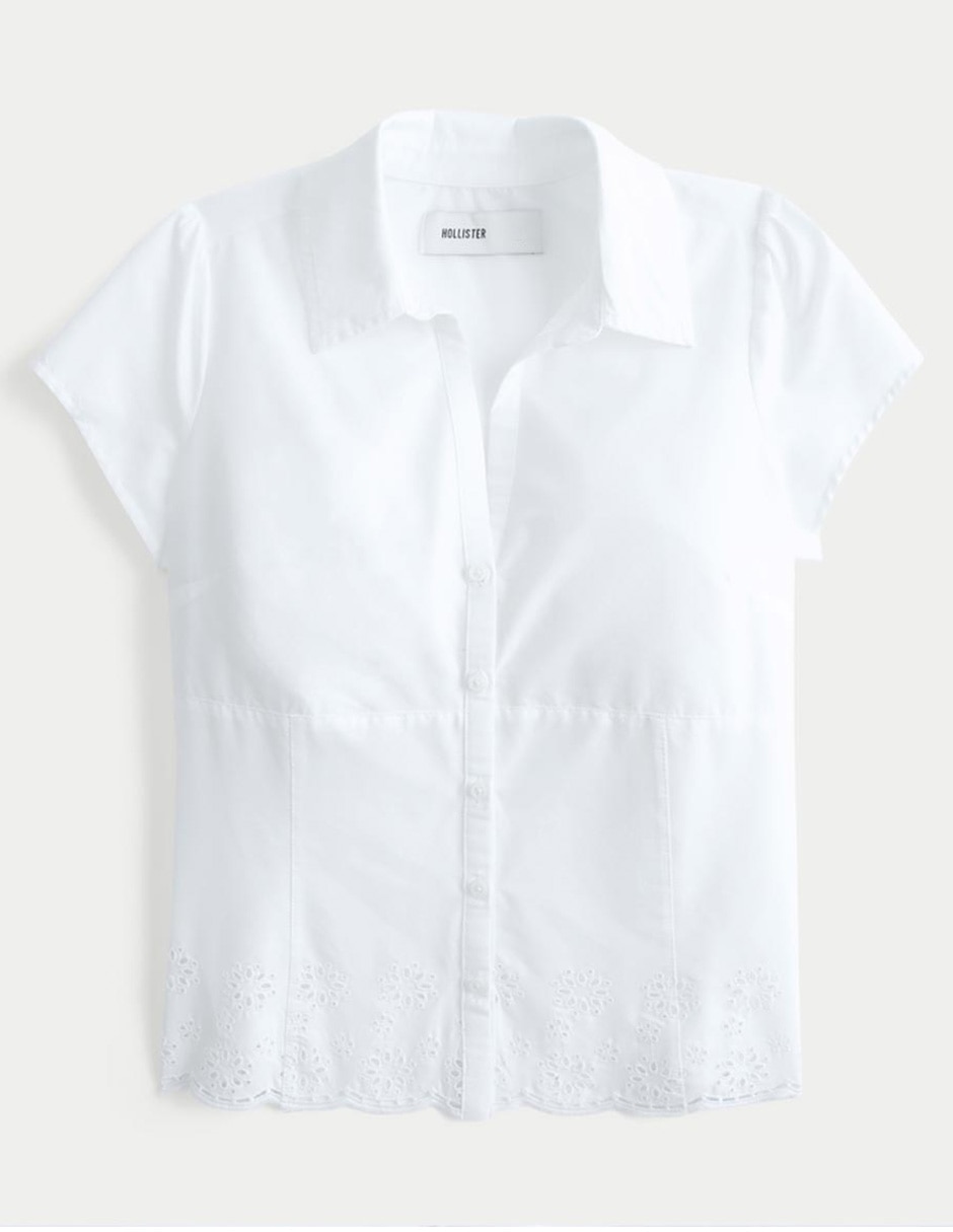 Blusa manga corta para mujer