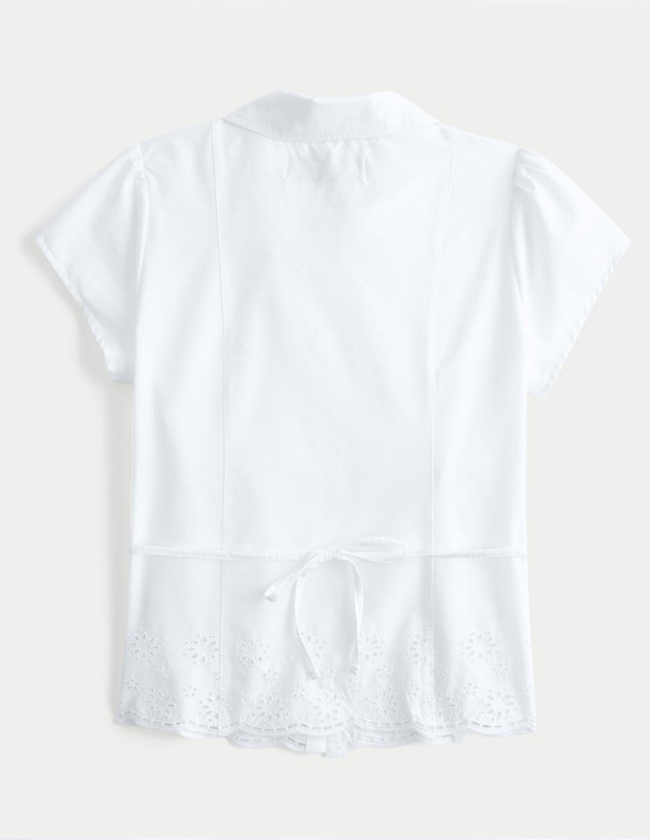 Blusa manga corta para mujer 4