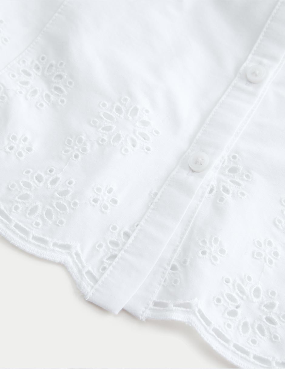 Blusa manga corta para mujer 5