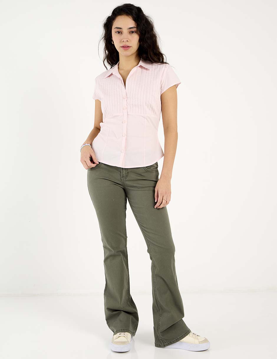 Blusa manga corta para mujer 3