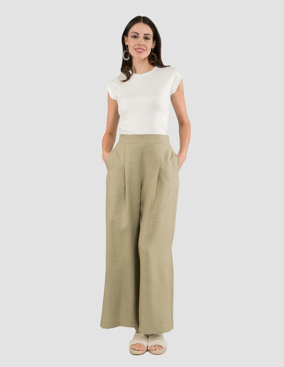 Pantalón relaxed amplio para mujer 2