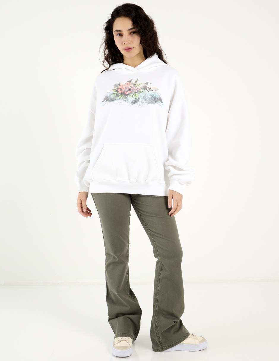 Sudadera con capucha y bolsa para mujer 3