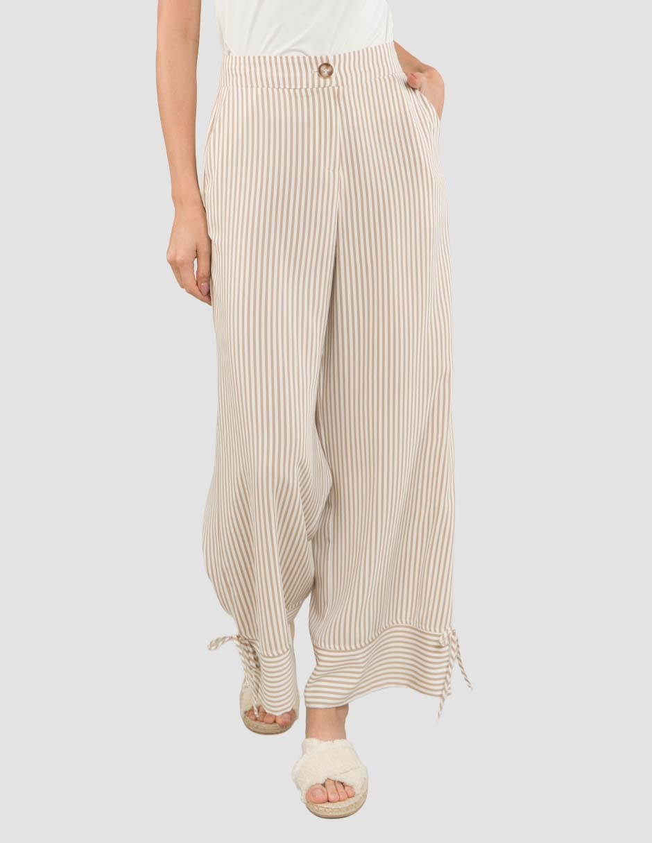 Pantalón relaxed amplio para mujer