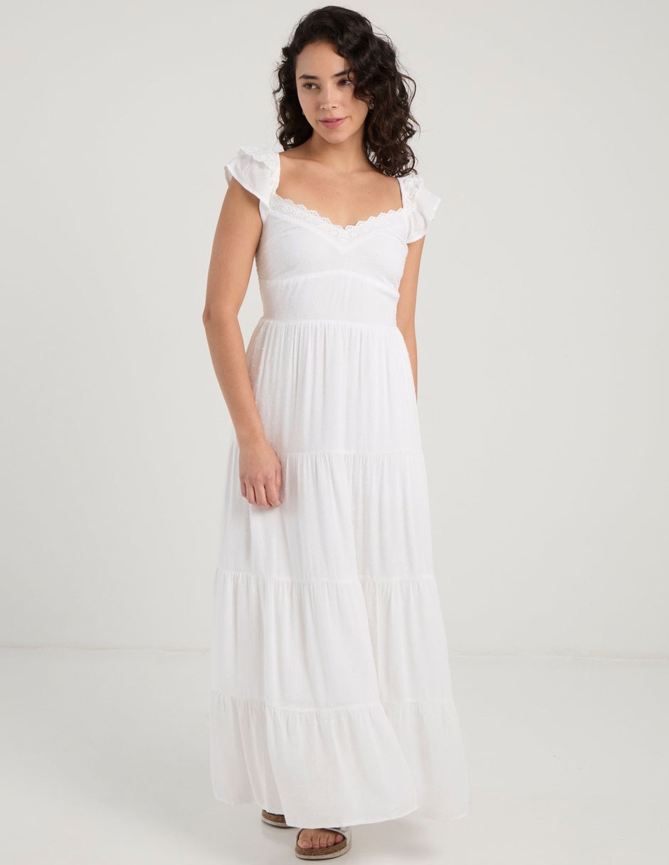Vestido largo casual para mujer 3