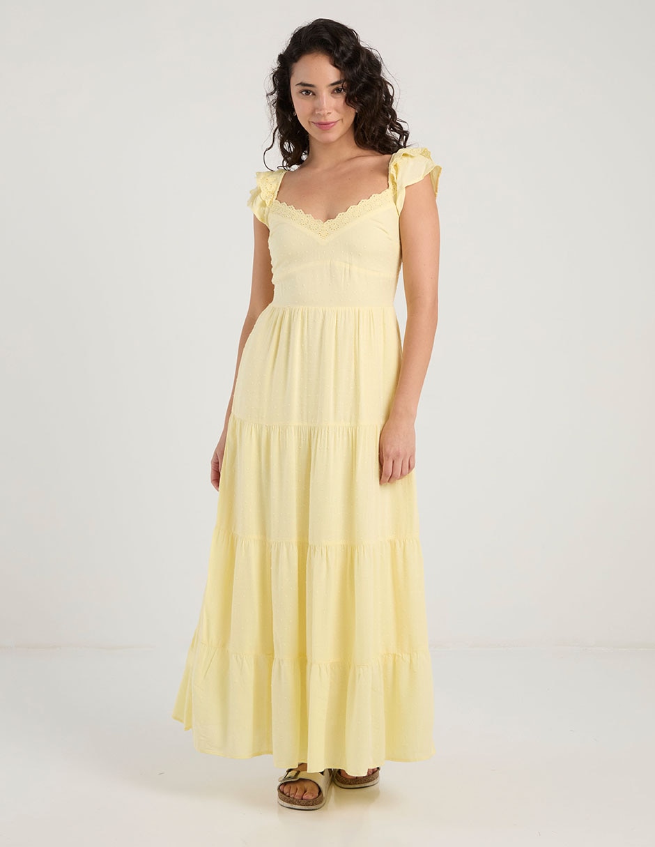 Vestido largo casual para mujer