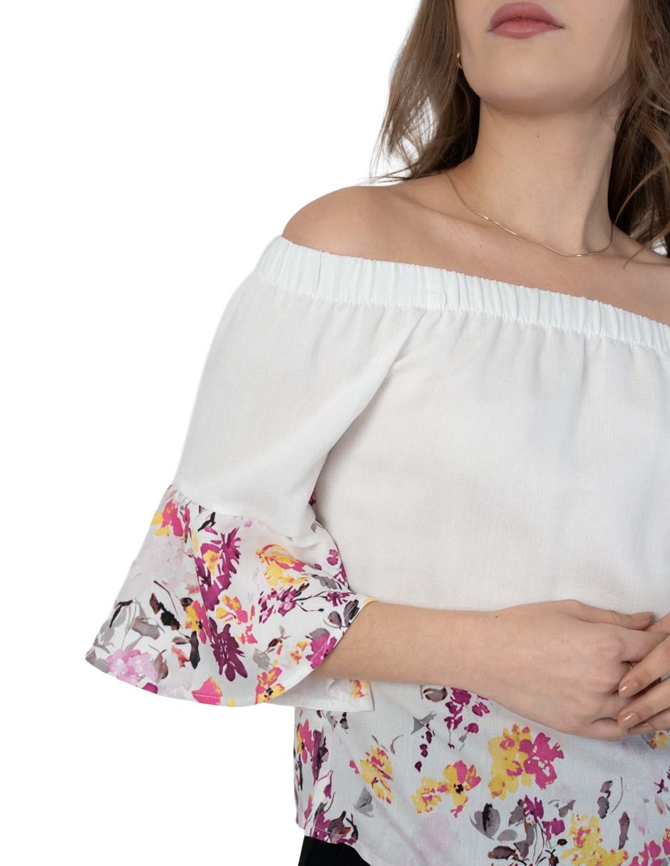 Blusa manga al codo para mujer 2