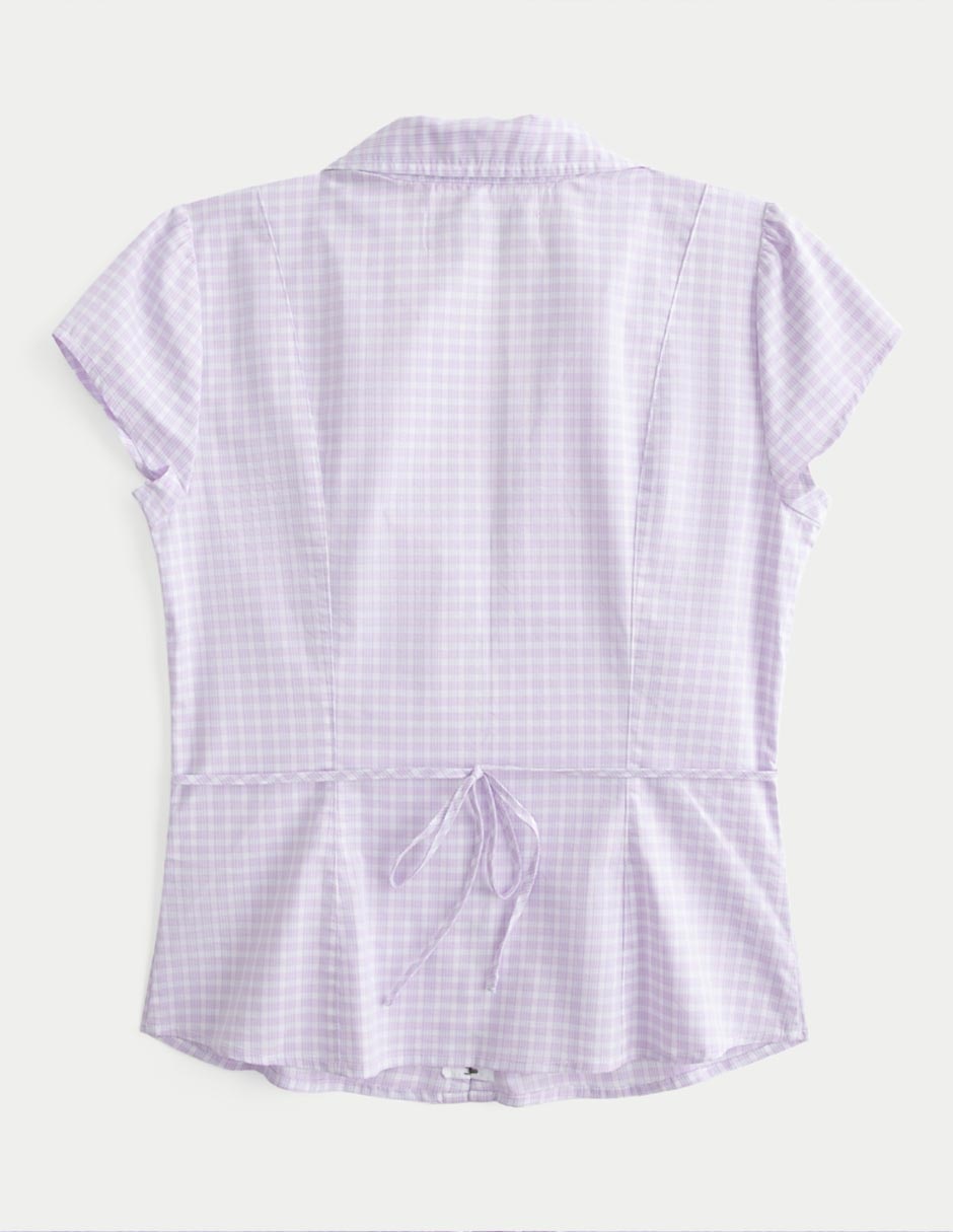 Blusa manga corta para mujer 5