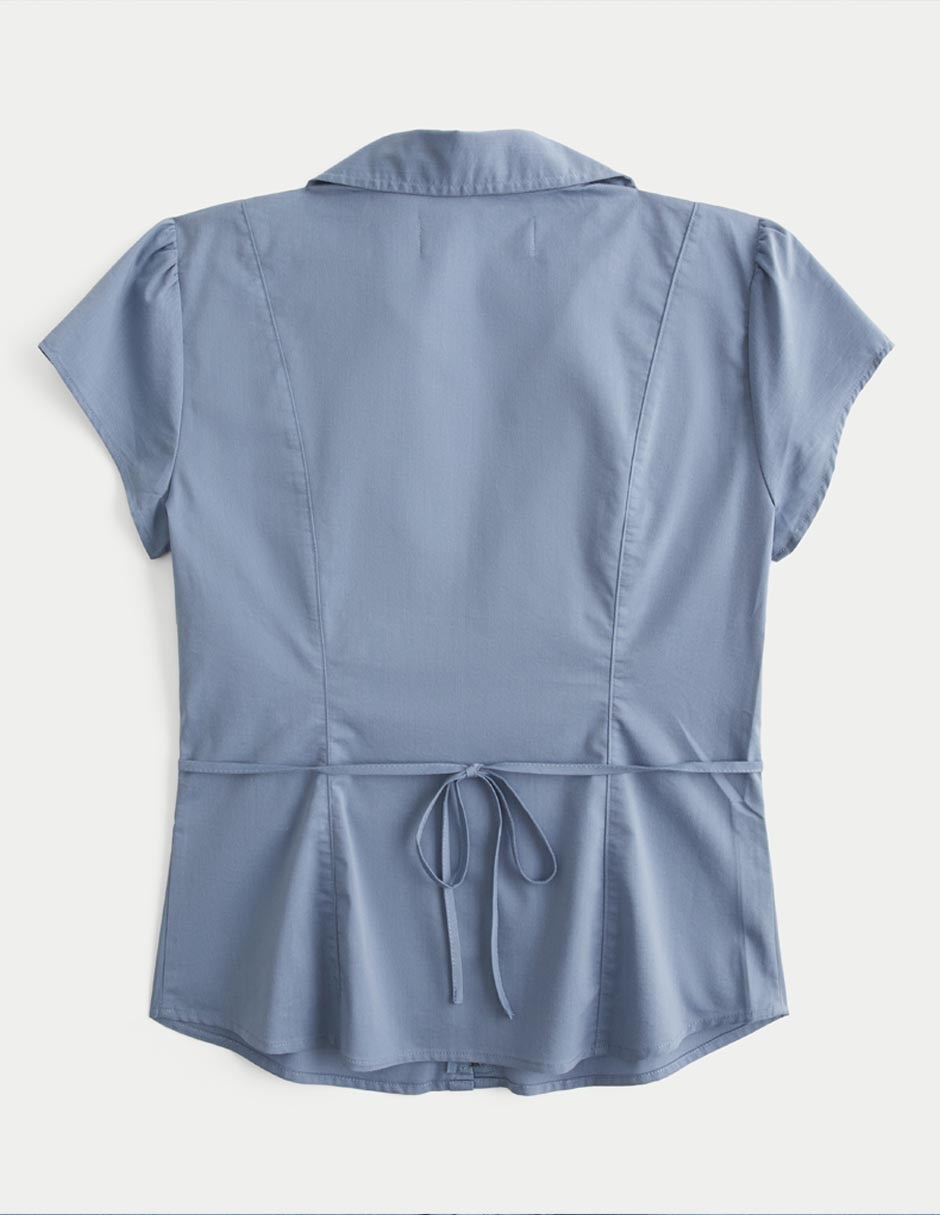 Blusa manga corta para mujer 4