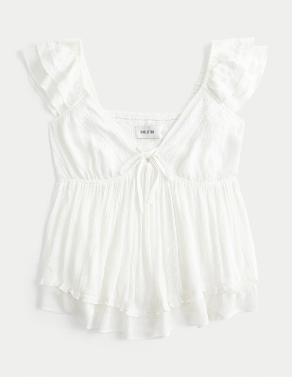 Blusa manga corta para mujer
