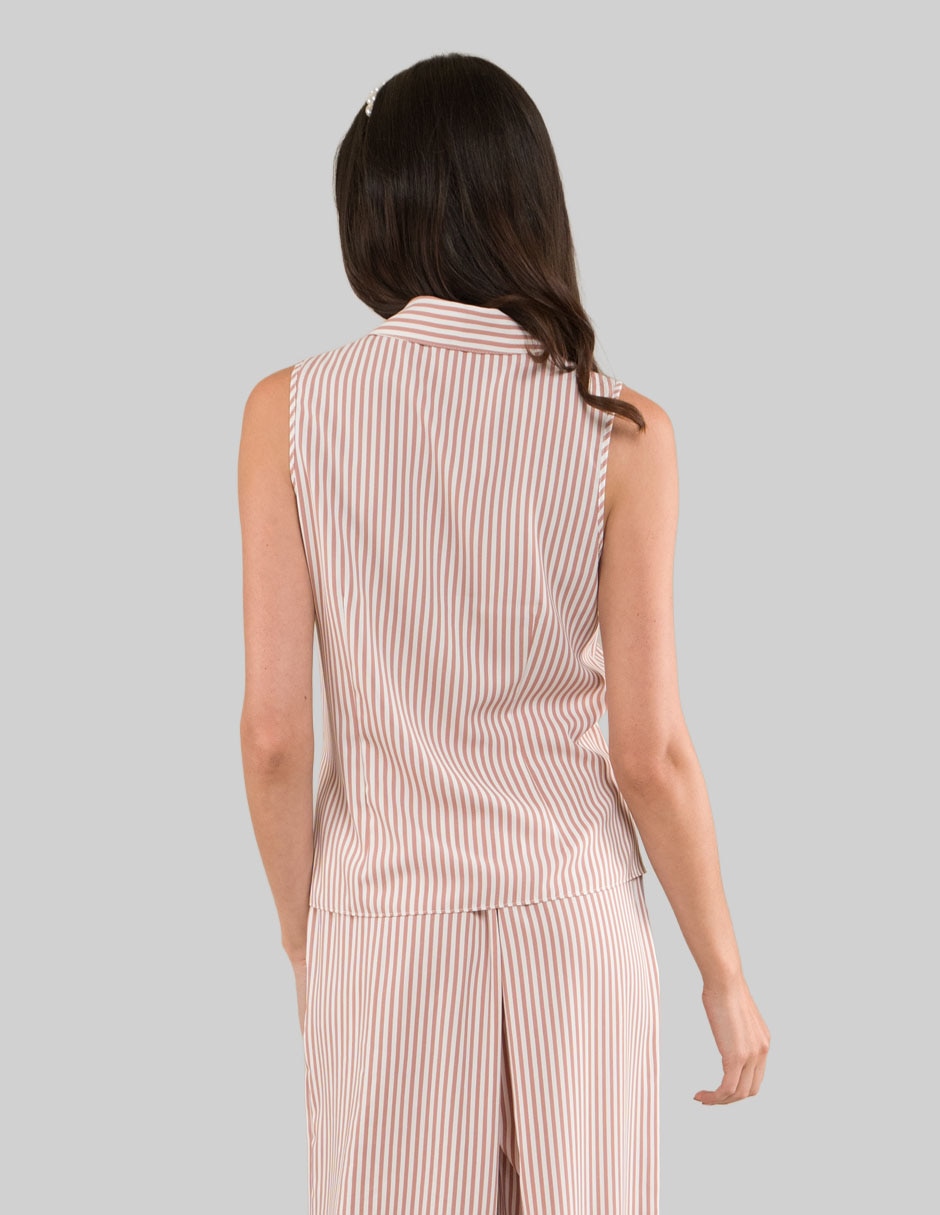 Blusa sin manga para mujer 4