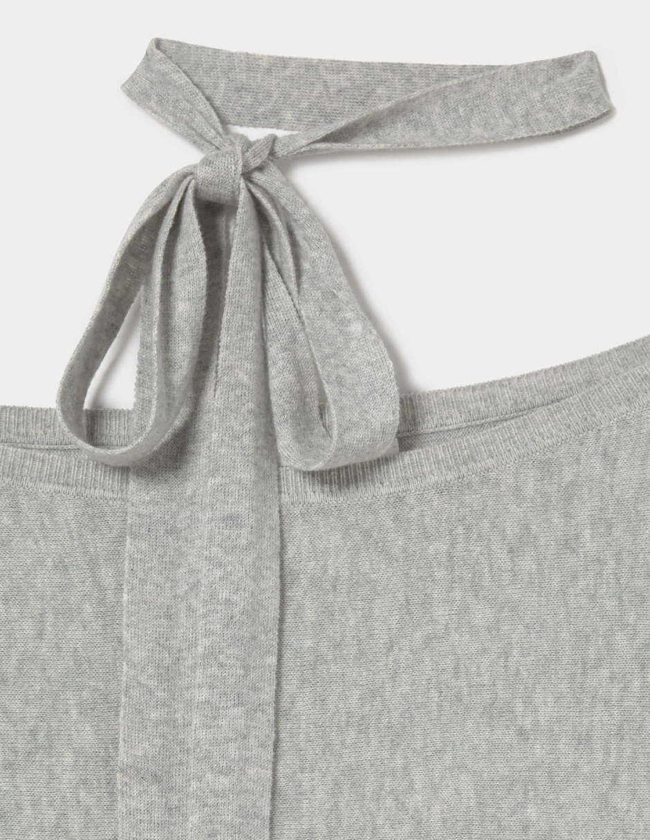 Suéter cuello asimétrico para mujer 4