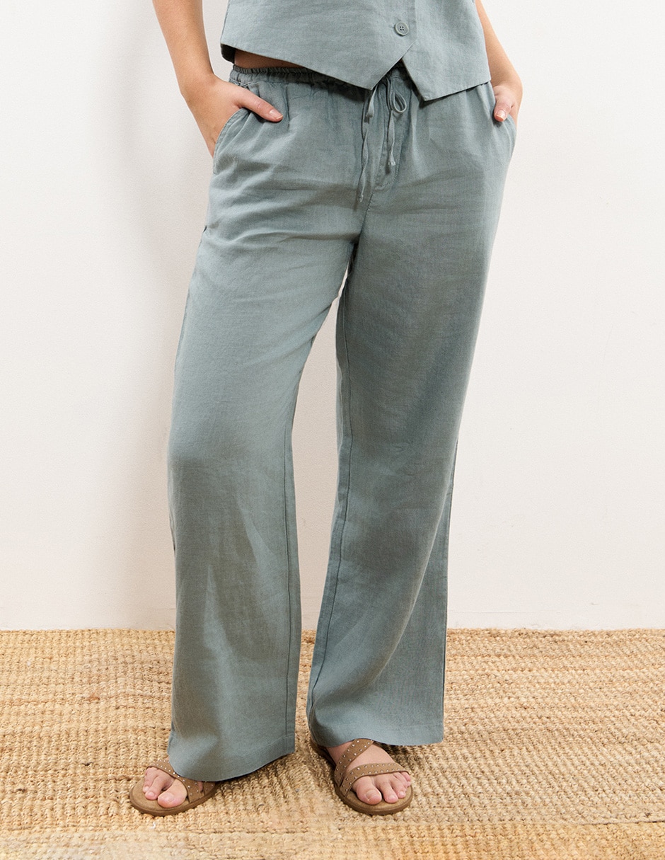 Pantalón regular para mujer