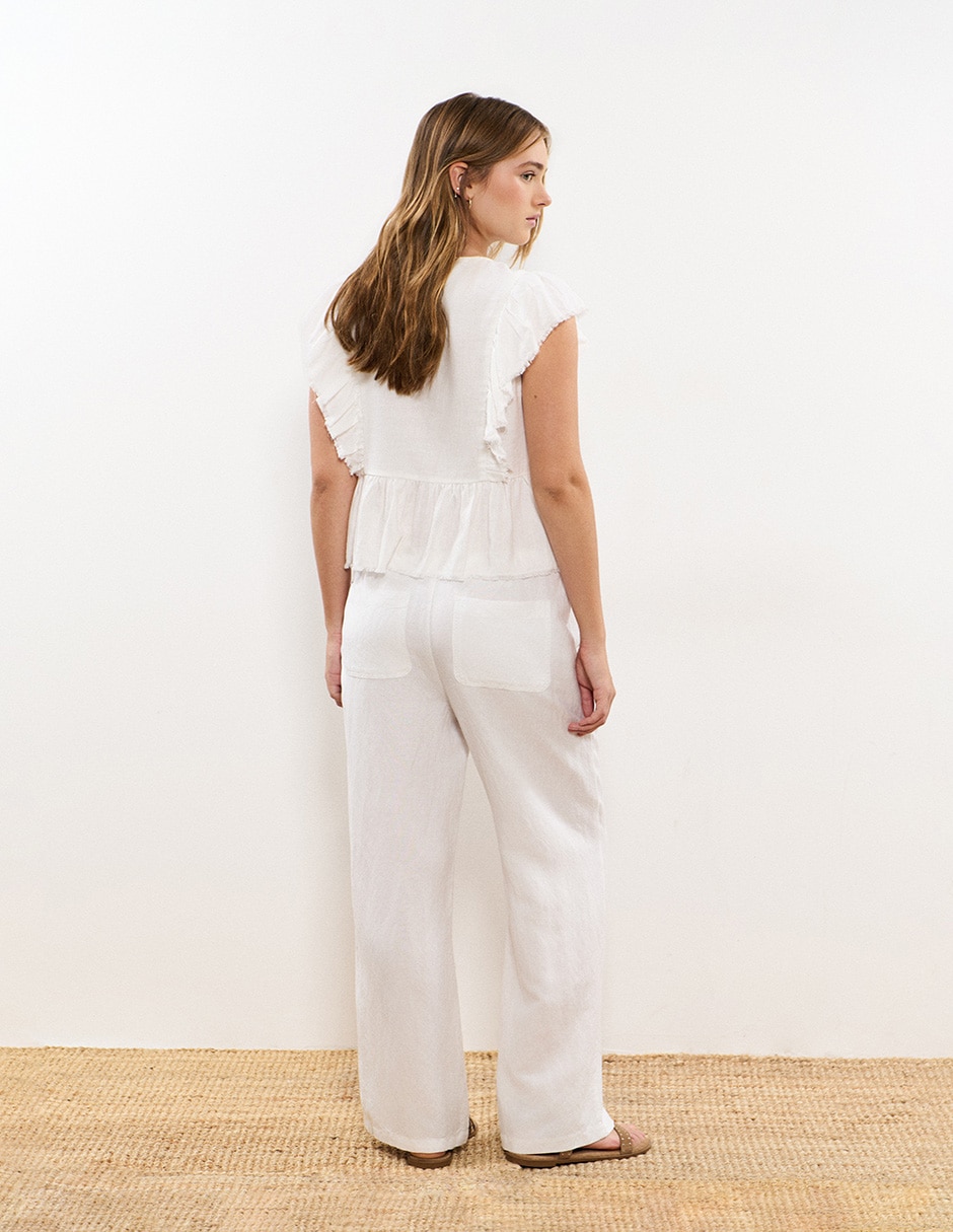 Pantalón recto para mujer 4