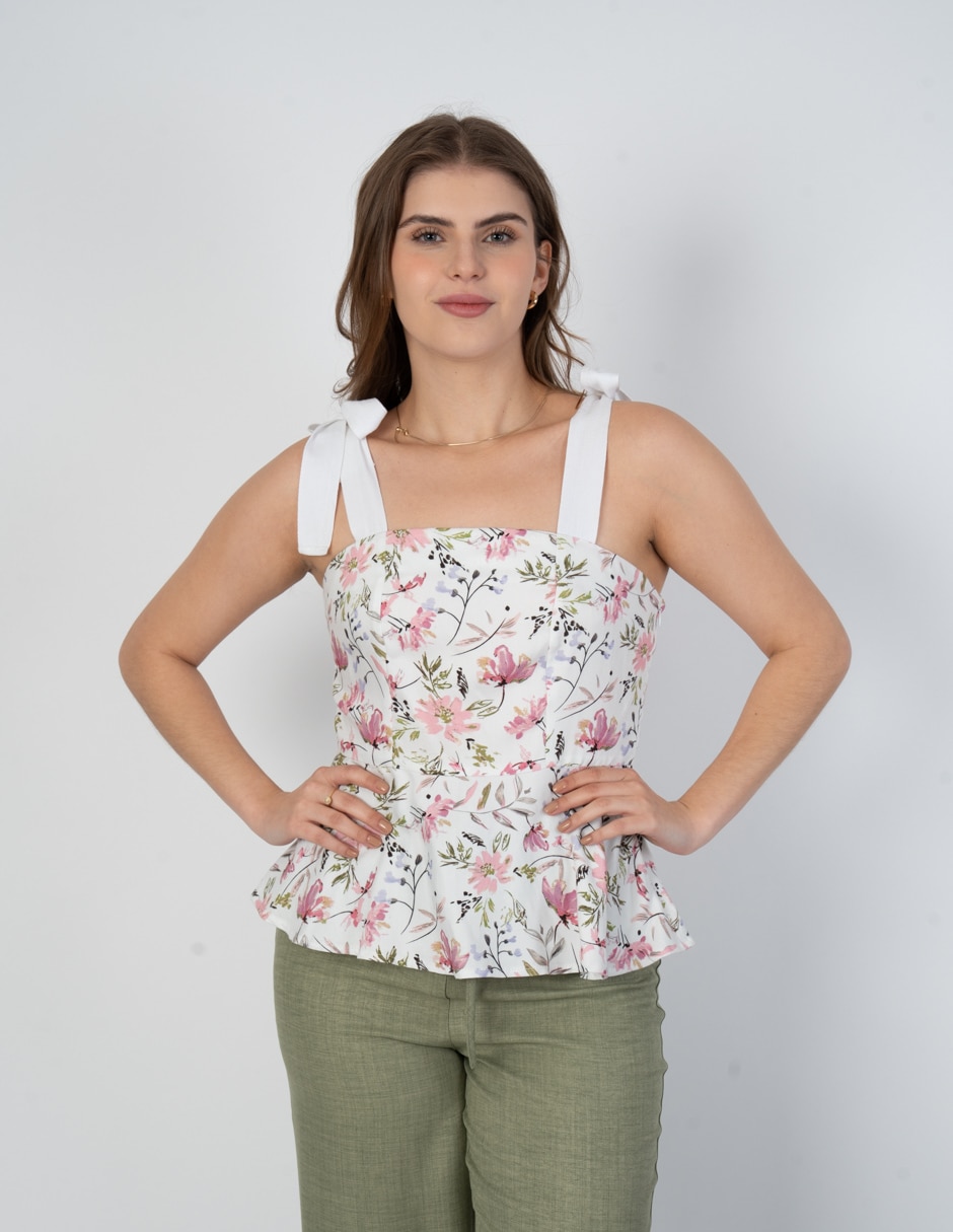 Blusa de tirantes para mujer