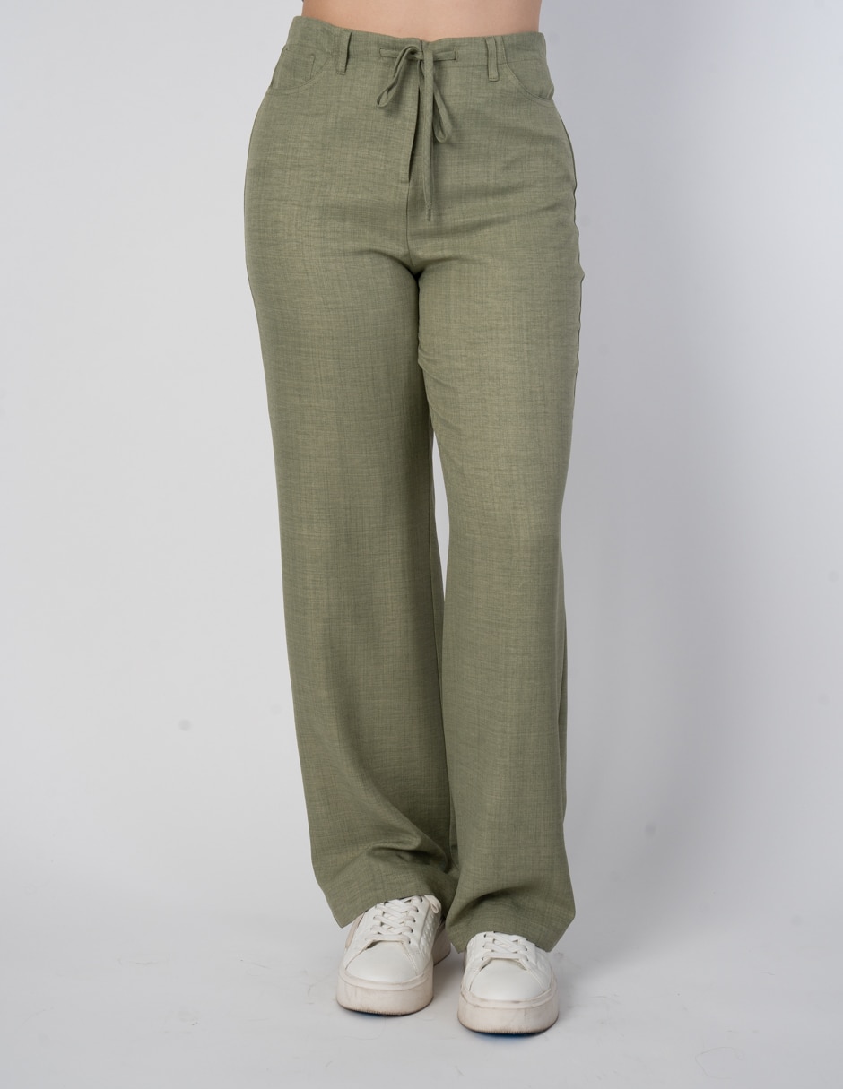 Pantalón relaxed straight para mujer