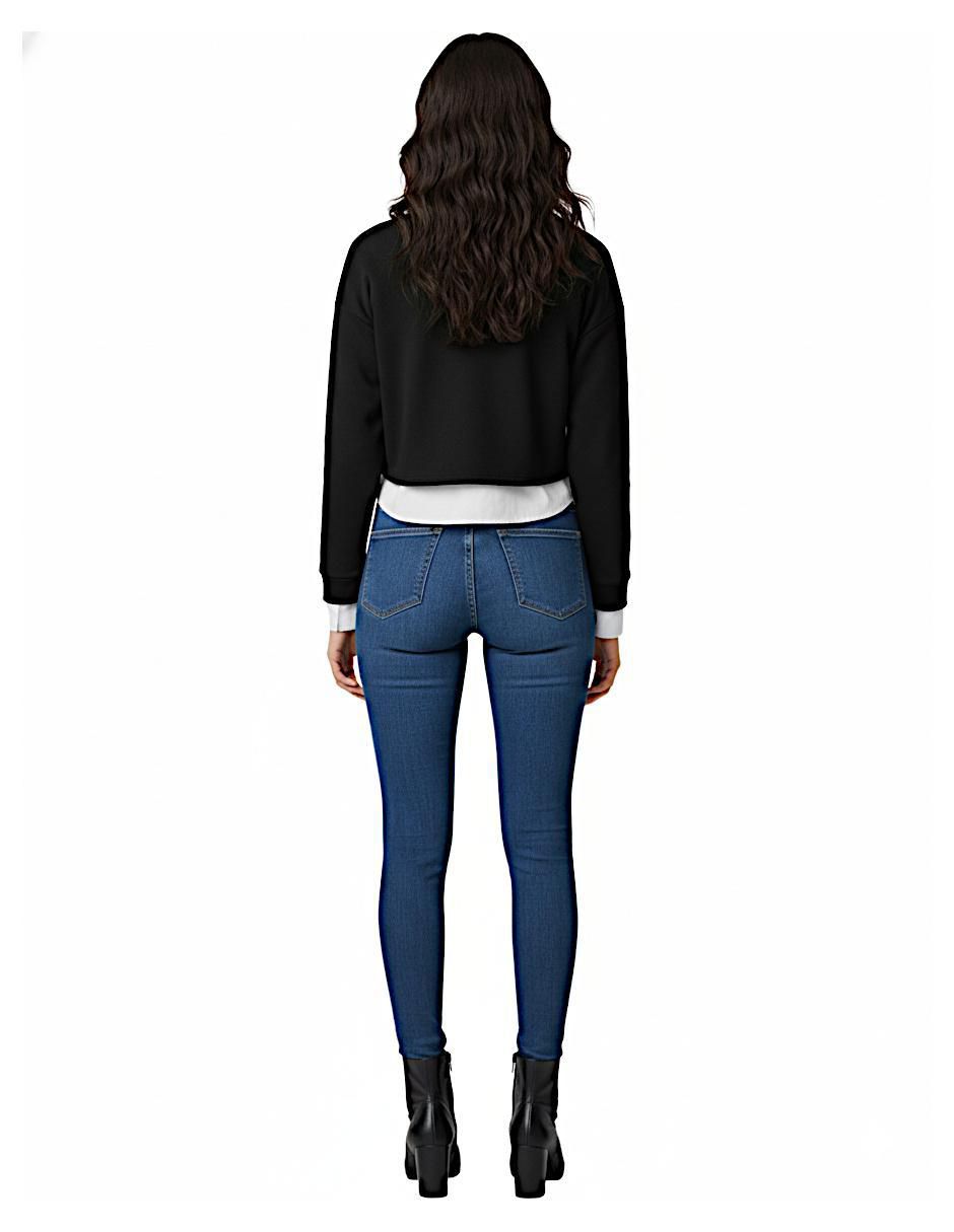 Suéter cuello V para mujer 4