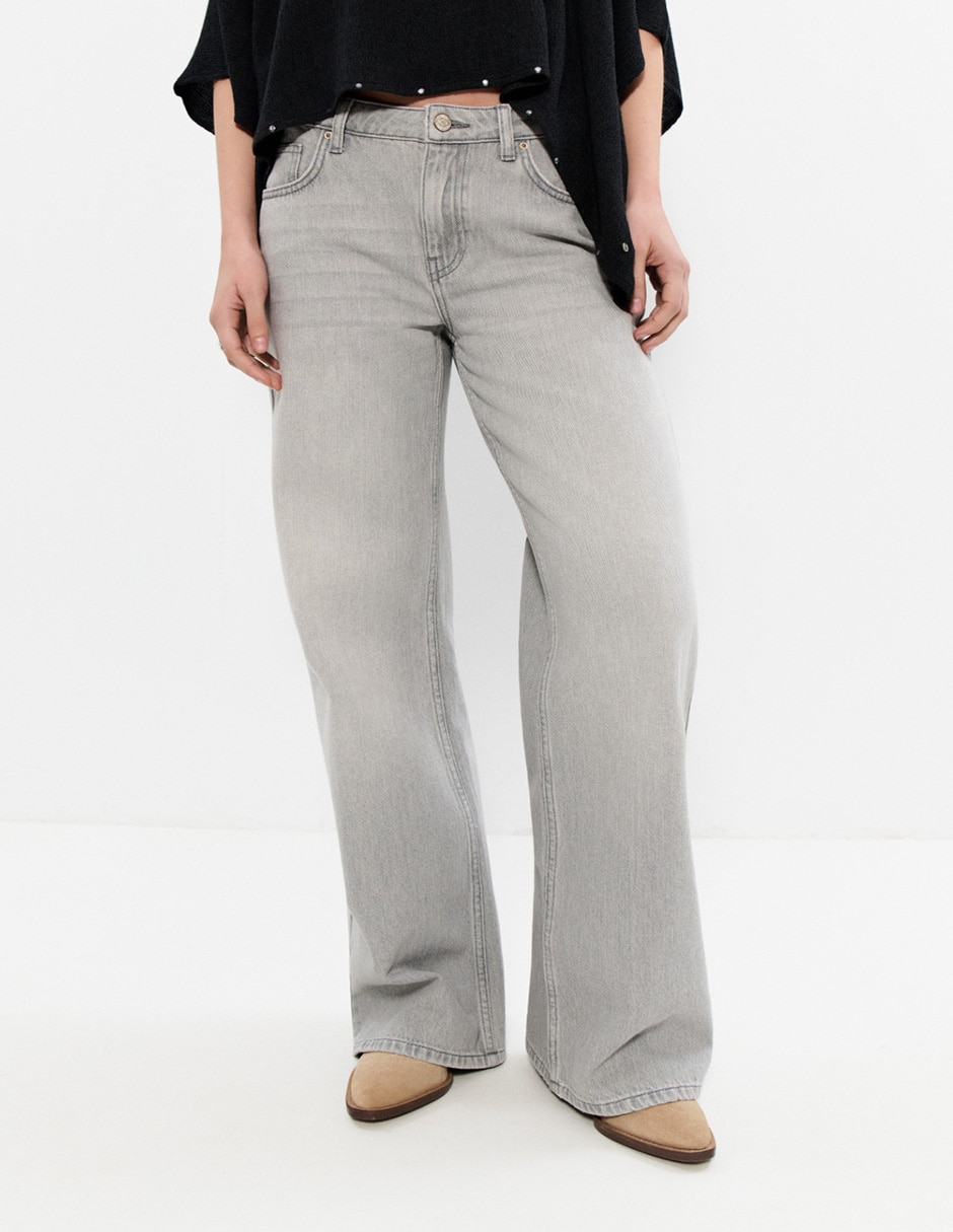 Jeans wide leg para mujer