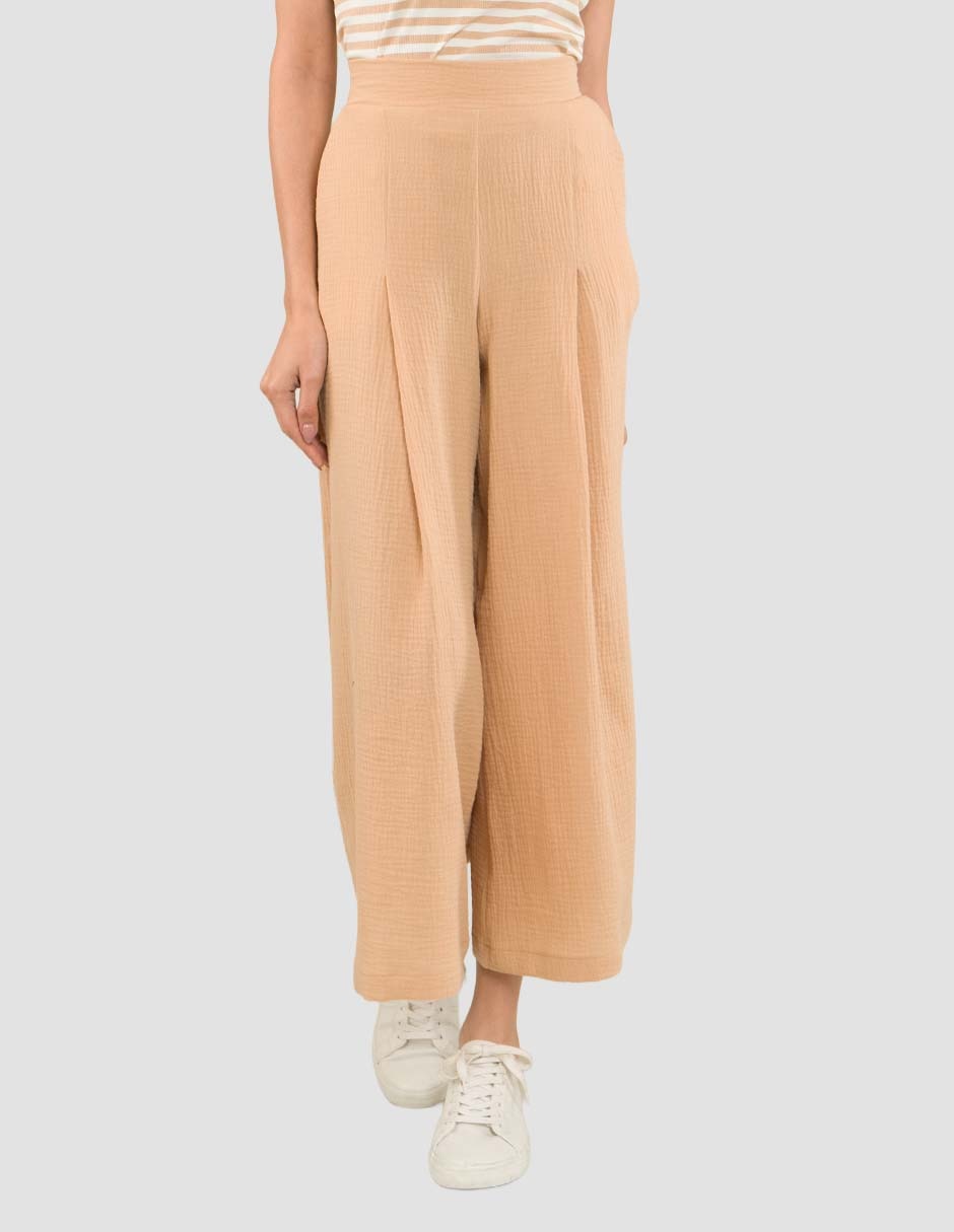 Pantalón relaxed wide leg para mujer