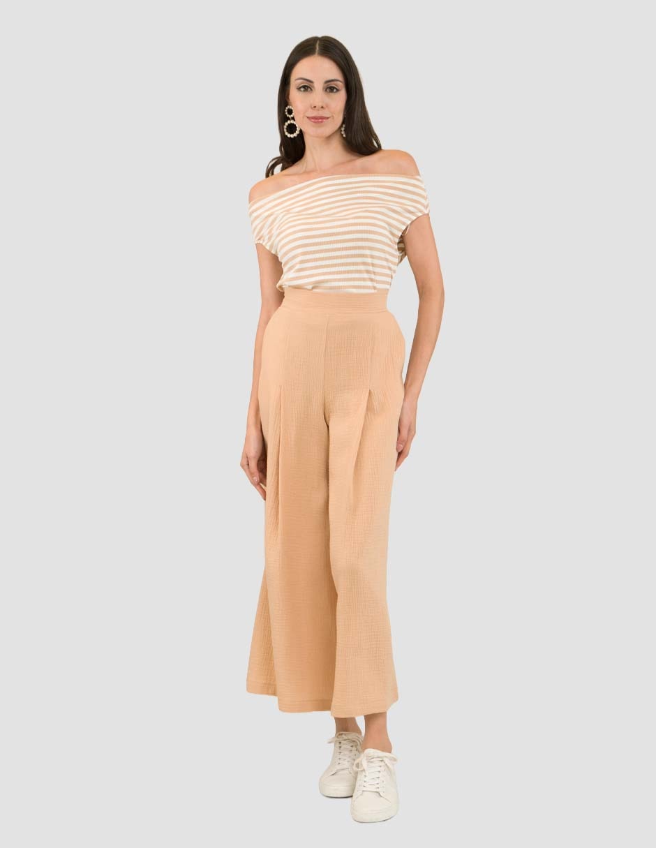 Pantalón relaxed wide leg para mujer 2