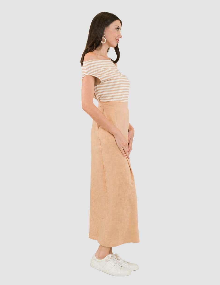 Pantalón relaxed wide leg para mujer 3