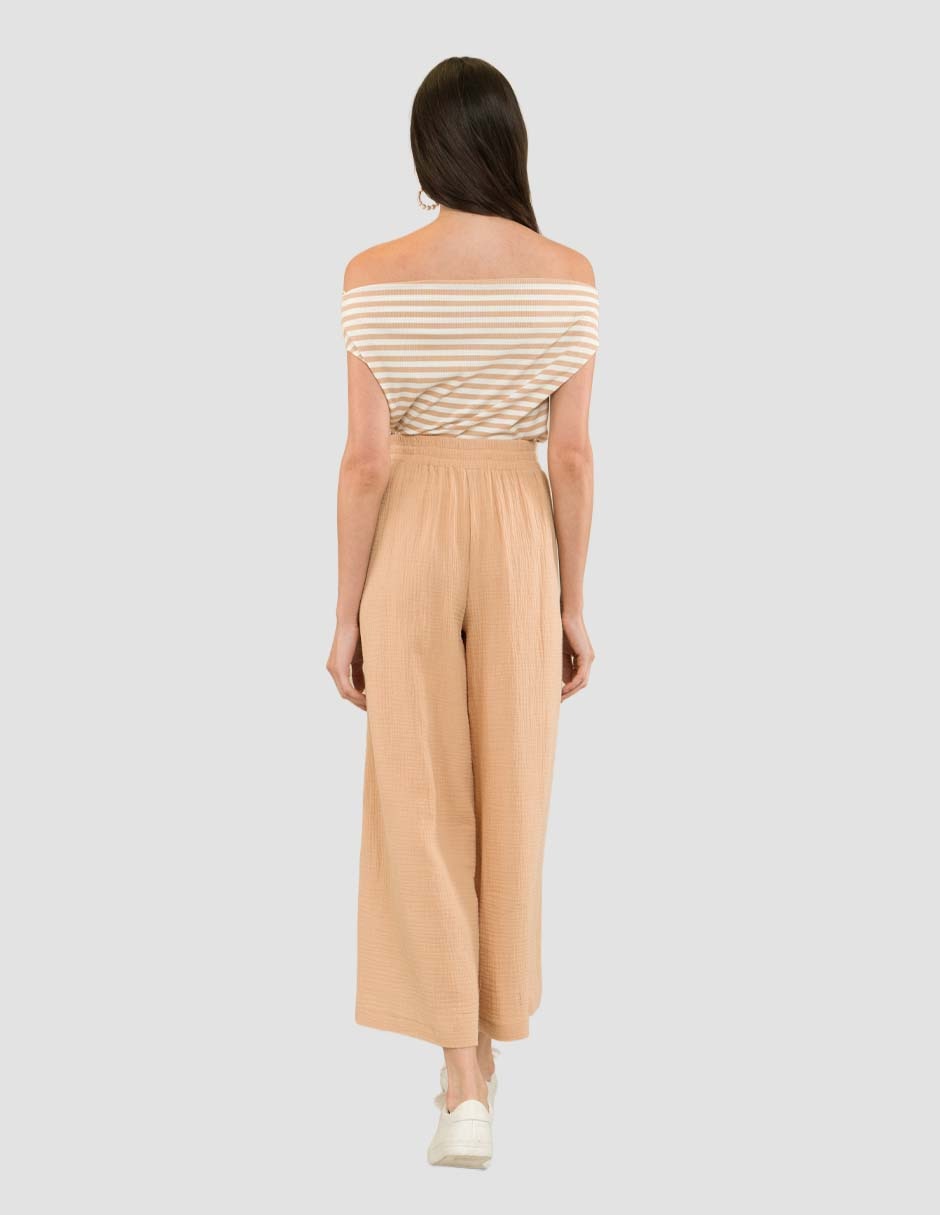 Pantalón relaxed wide leg para mujer 4