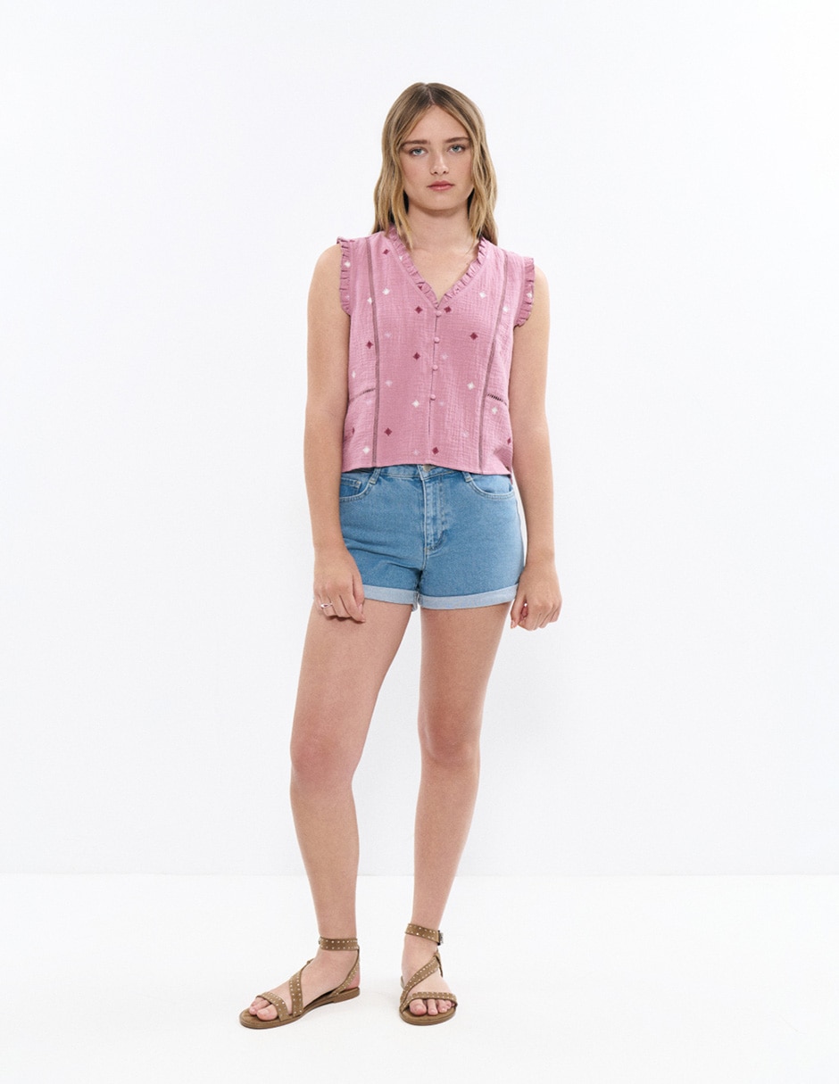 Blusa de tirantes para mujer 2