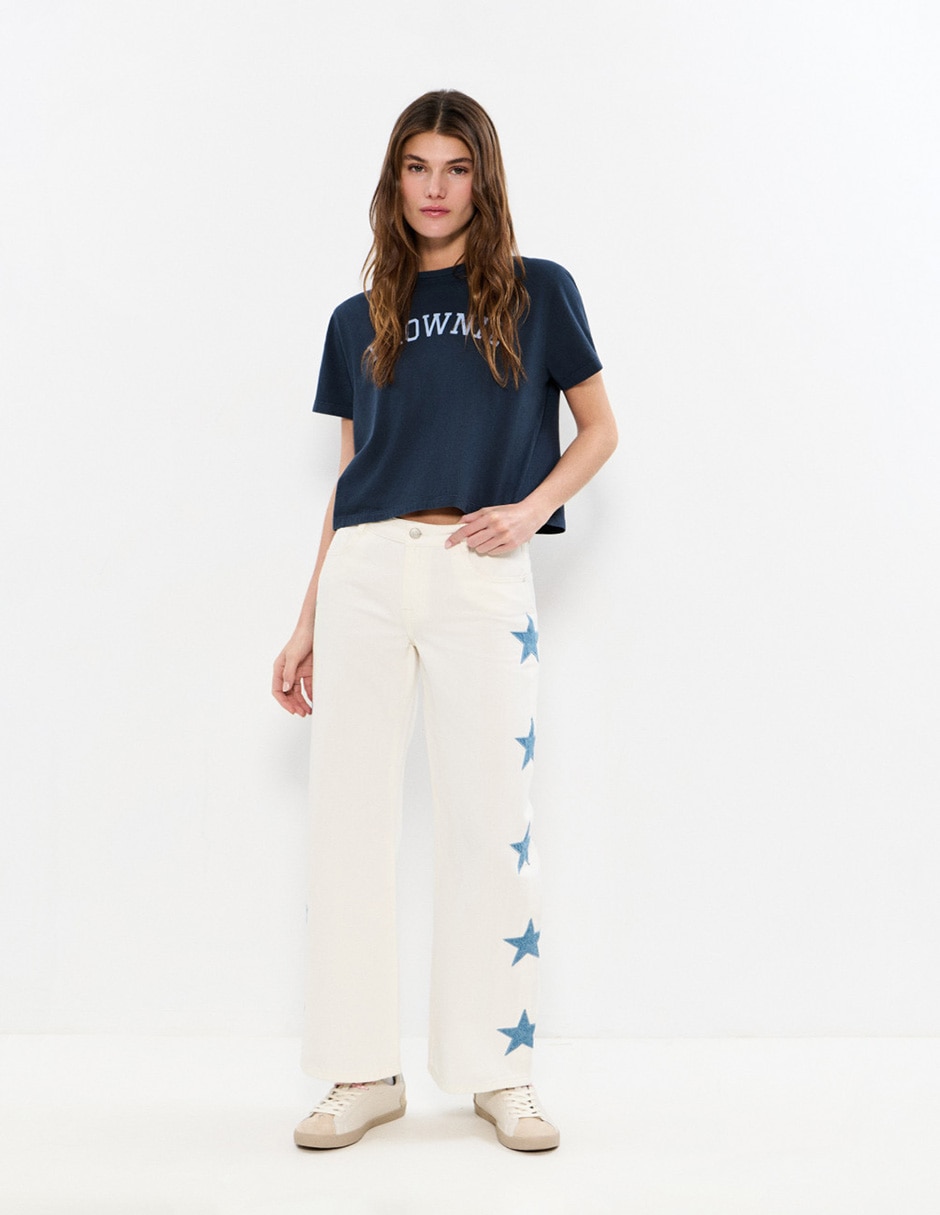 Jeans straight para mujer 2