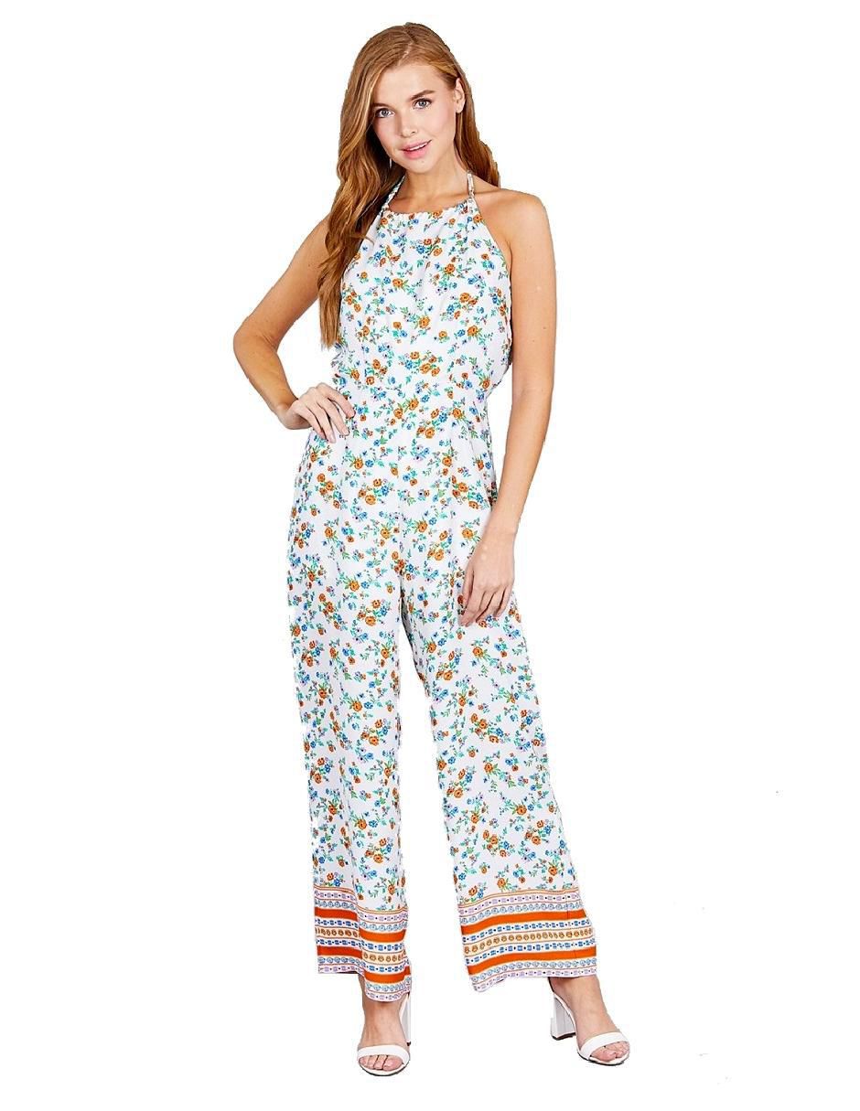 Jumpsuit Active Usa casual floral para mujer 